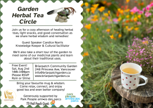 Garden Herbal Tea Circle